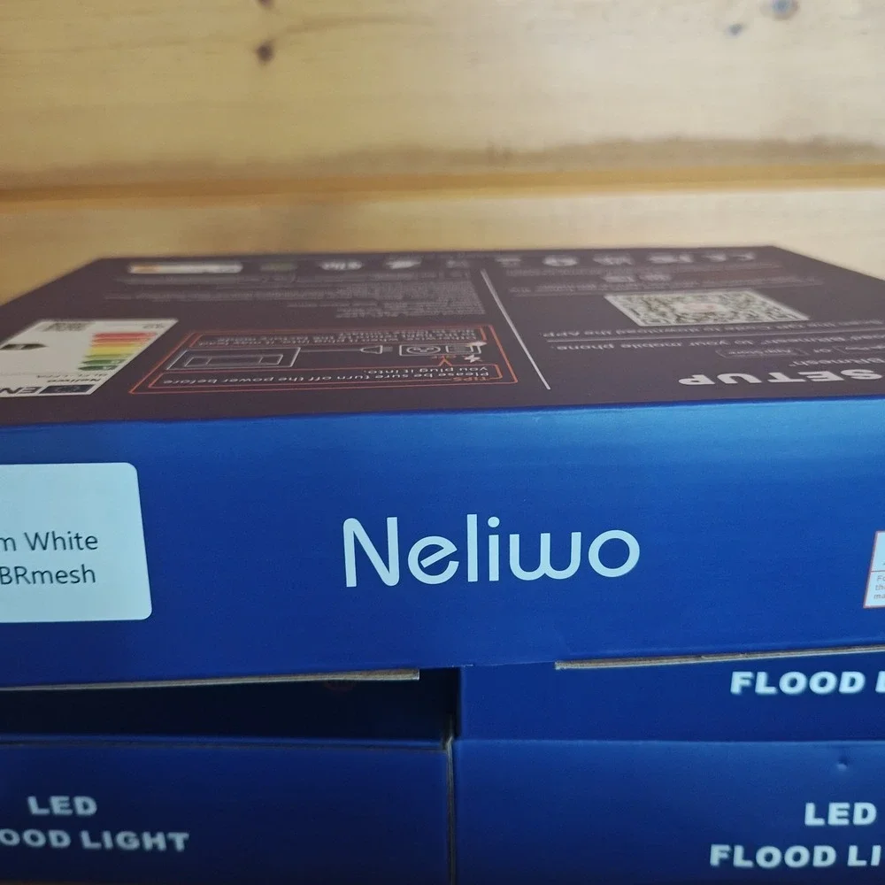 4 Pack LED Flood Light Outdoor 800W Equivalent Bluetooth Smart Color Landscape